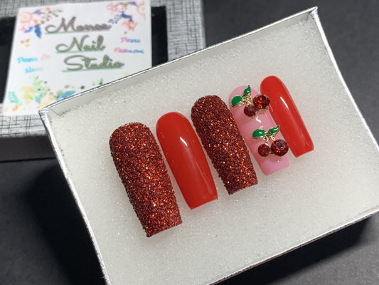 Cherries - Monea Nail Studio