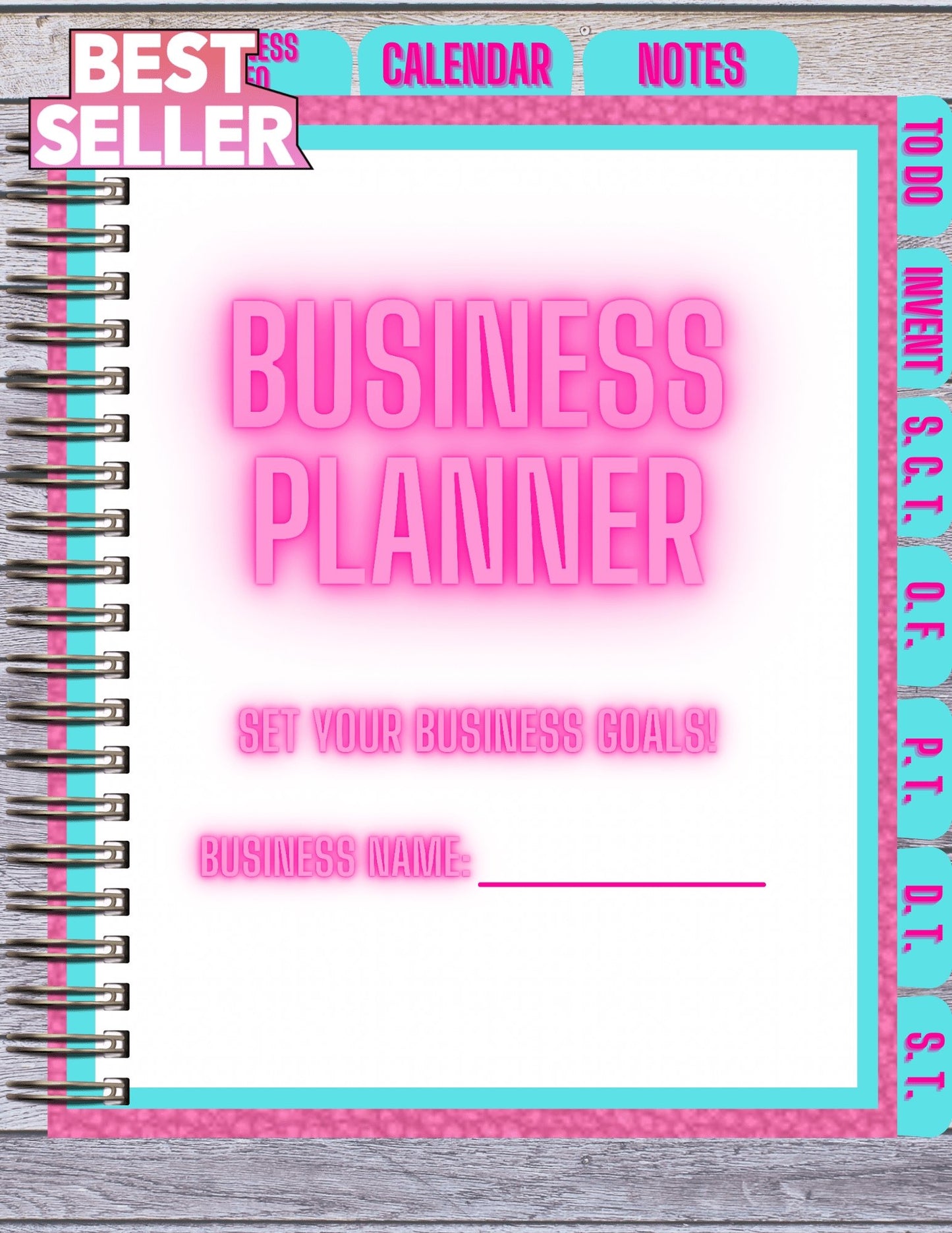 Digital Business Planner - Monea Nail Studio